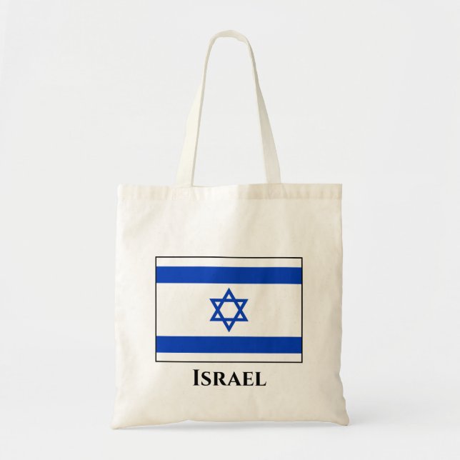 Bolsa Tote Bandeira de Israel (Frente)