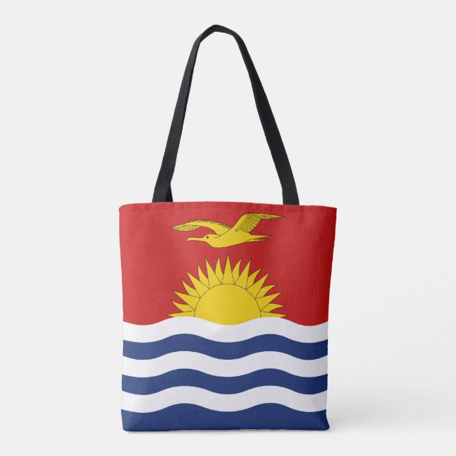 Bolsa Tote Bandeira de Kiribati (Verso)