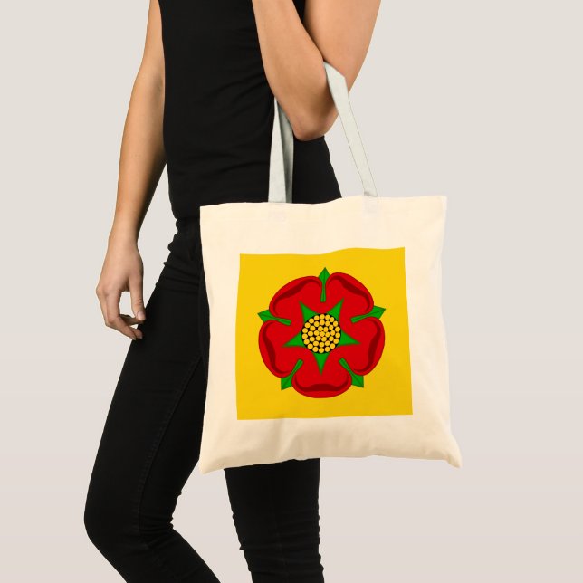Bolsa Tote Bandeira de Lancashire (Frente (produto))