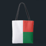 Bolsa Tote Bandeira de Madagáscar<br><div class="desc">Bandeira Patriótica de Madagáscar.</div>