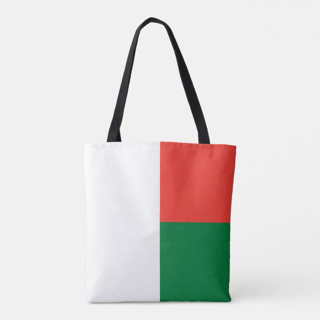 Bolsa Tote Bandeira de Madagáscar (Verso)