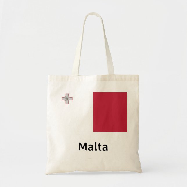 Bolsa Tote Bandeira de Malta (Frente)