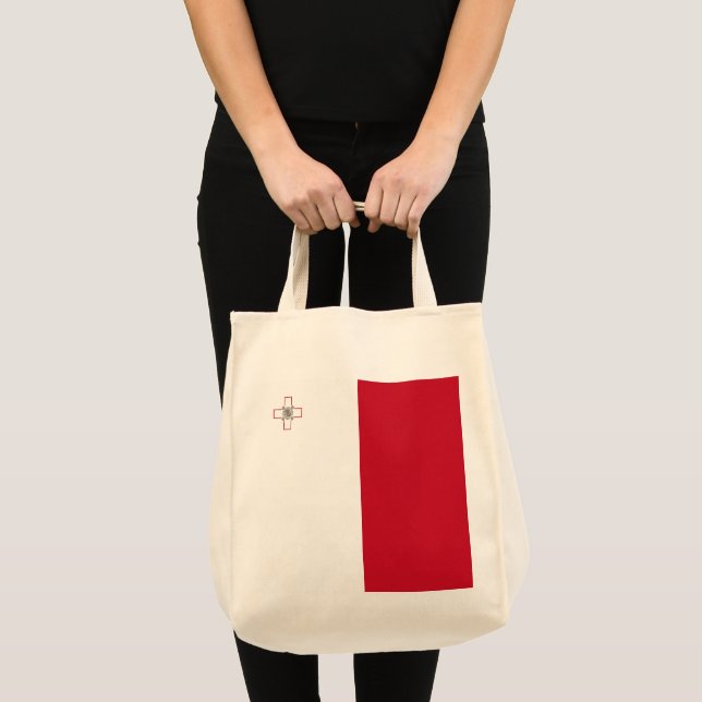 Bolsa Tote Bandeira de Malta (Frente (produto))