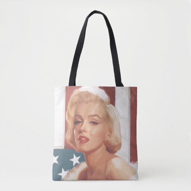 Bolsa Tote Bandeira de Marilyn (Frente)