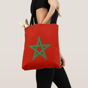 Bolsa Tote Bandeira de Marrocos