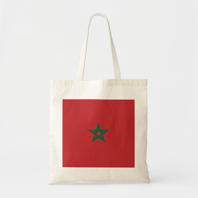 Bolsa Tote Bandeira de Marrocos (Frente)
