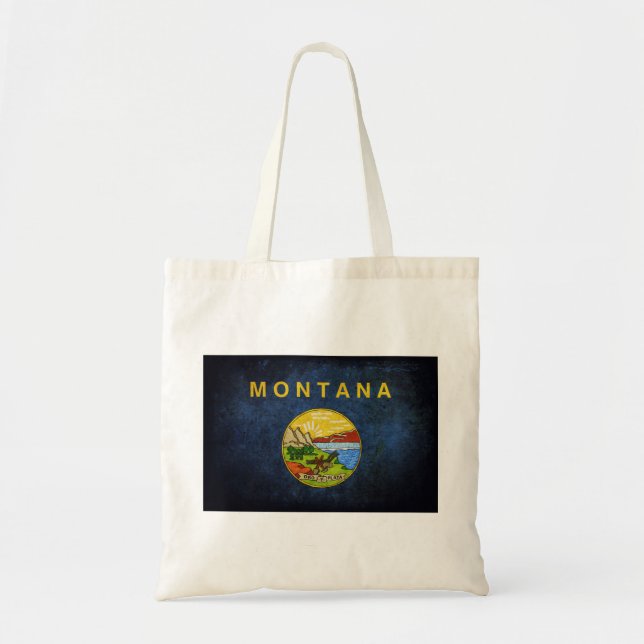 Bolsa Tote Bandeira de Montana (Frente)