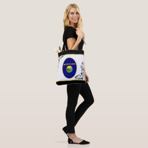 Bolsa Tote bandeira de Montana
