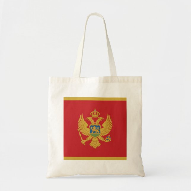Bolsa Tote Bandeira de Montenegro (Frente)