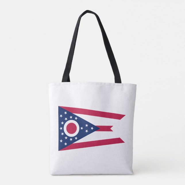 Bolsa Tote Bandeira de Ohio (Verso)