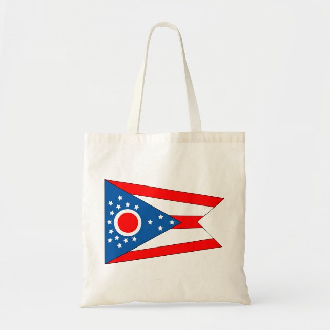 Bolsa Tote Bandeira de Ohio (Frente)