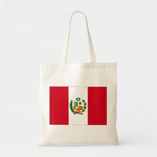 Bolsa Tote Bandeira de Peru (Frente)