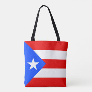Bolsa Tote Bandeira de Porto Rico