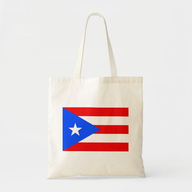 Bolsa Tote Bandeira de Porto Rico (Frente)