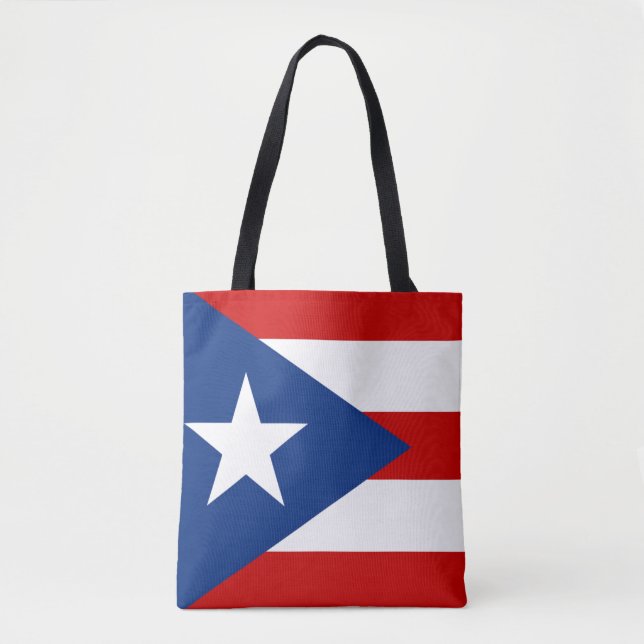 Bolsa Tote Bandeira de Puerto Rico (Frente)