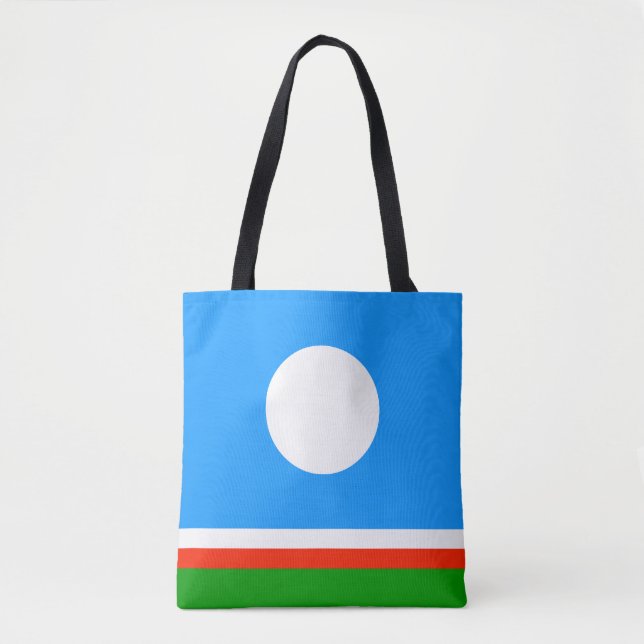 Bolsa Tote Bandeira de Sakha (Frente)