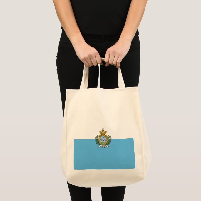 Bolsa Tote Bandeira de São Marino (Frente (produto))