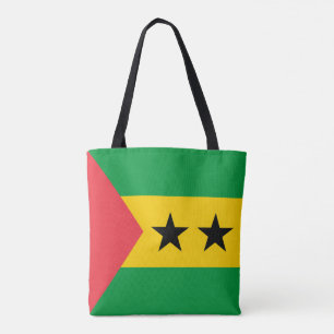 Bolsa Tote Bandeira de São Tomé e Príncipe