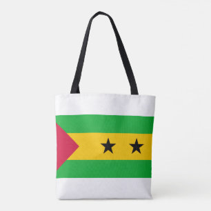 Bolsa Tote Bandeira de São Tomé e Príncipe