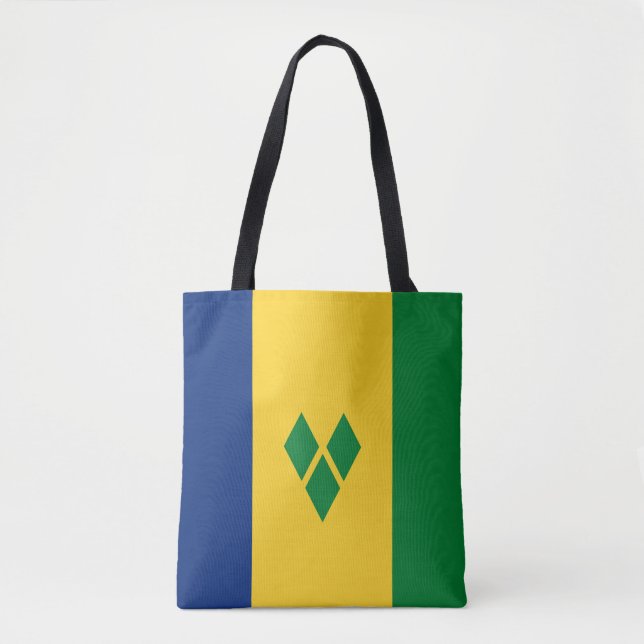 Bolsa Tote Bandeira de São Vicente (Frente)