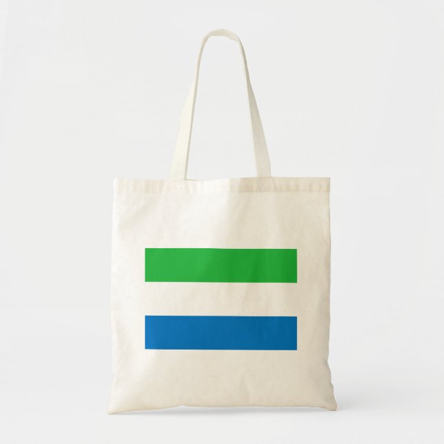 Bolsa Tote Bandeira de Serra Leoa (Frente)
