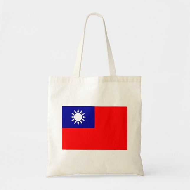 Bolsa Tote Bandeira de Taiwan (Frente)