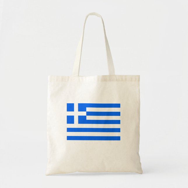 Bolsa Tote Bandeira de Tote Grega (Frente)