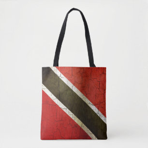 Bolsa Tote Bandeira de Trinidad and Tobago do Grunge