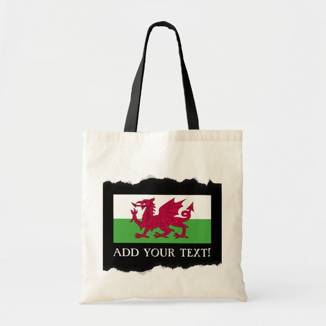 Bolsa Tote Bandeira de Wales (Frente)