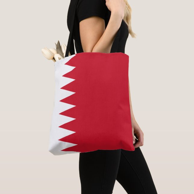 Bolsa Tote Bandeira do Bahrein (Close Up)