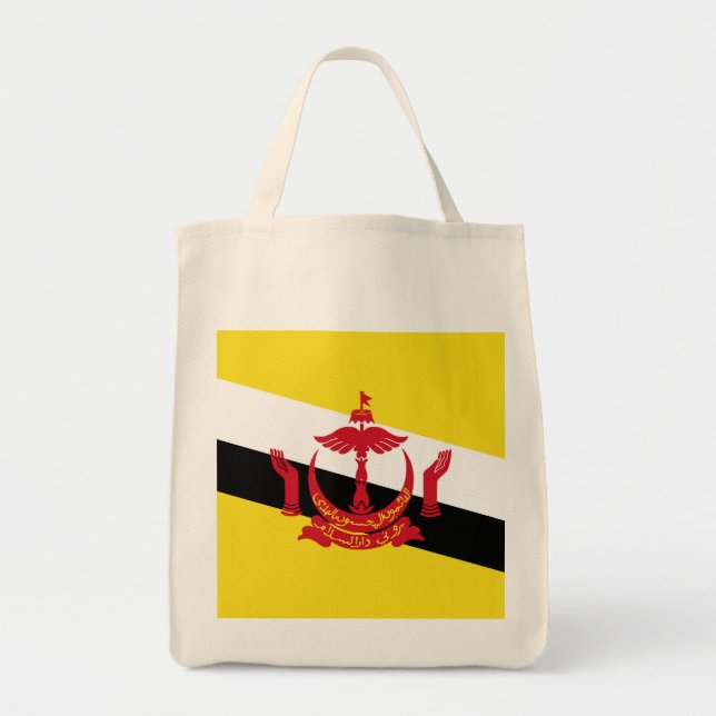 Bolsa Tote Bandeira do Brunei (Frente)