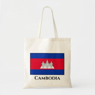 Bolsa Tote Bandeira do Camboja