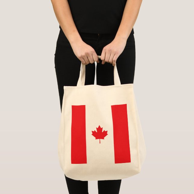 Bolsa Tote Bandeira do Canadá (Frente (produto))