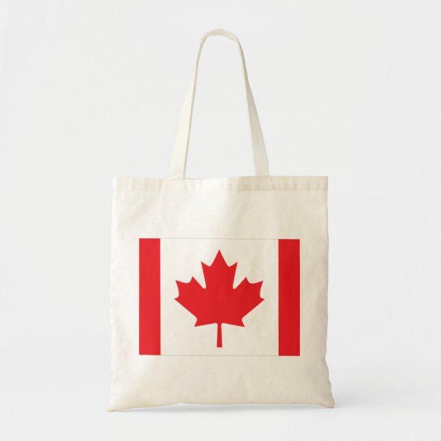 Bolsa Tote Bandeira do Canadá (Frente)