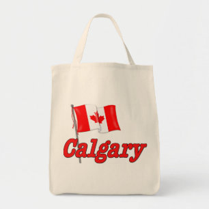 Bolsa Tote Bandeira do Canadá - Calgary