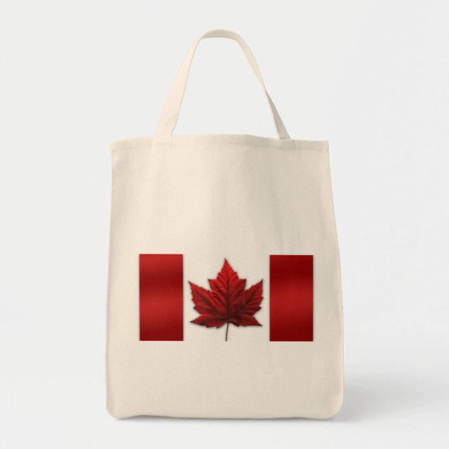 Bolsa Tote Bandeira do Canadá Tote Bag Environmental Canada T (Frente)