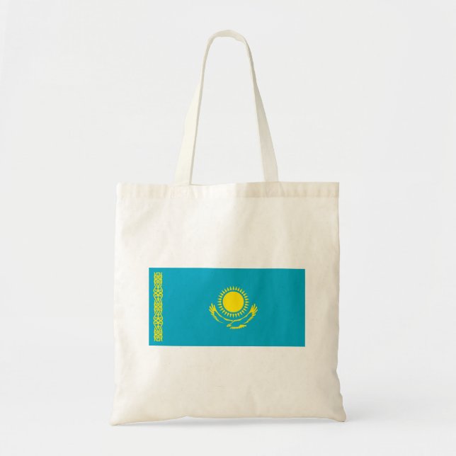 Bolsa Tote Bandeira do Cazaquistão (Frente)