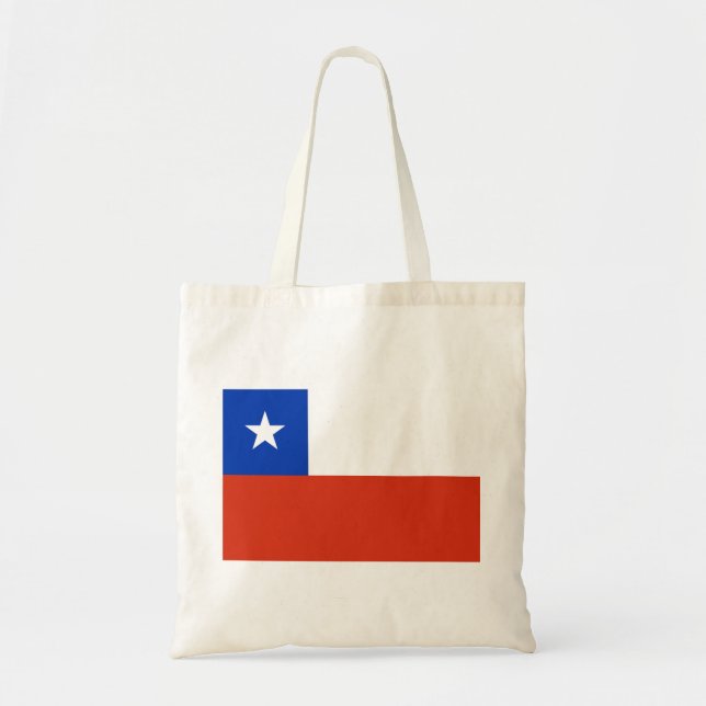 Bolsa Tote Bandeira do Chile (Frente)