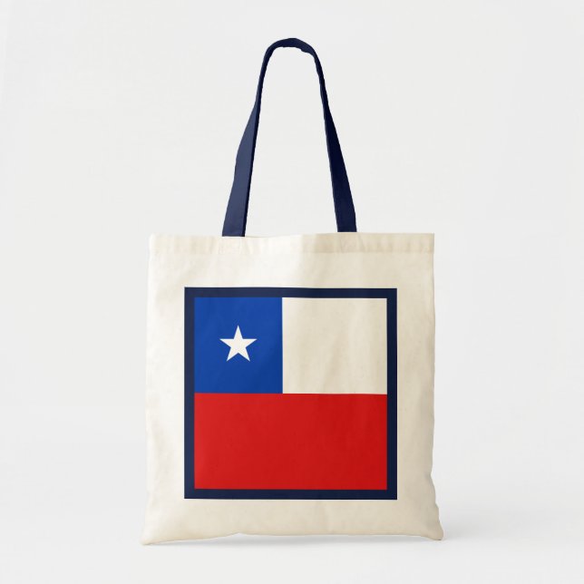 Bolsa Tote Bandeira do Chile (Frente)