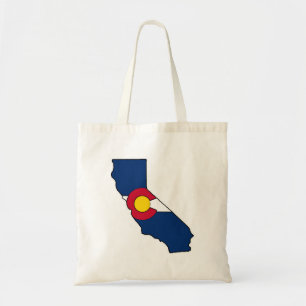 Bolsa Tote Bandeira do Colorado reutilizável para o saco