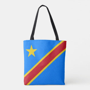 Bolsa Tote Bandeira do Congo Quinxassa