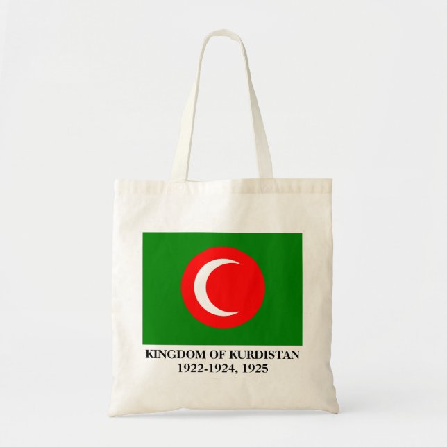 Bolsa Tote Bandeira do Curdistão (1922-1924, 1925) (Frente)