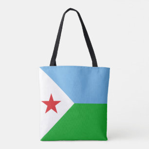 Bolsa Tote Bandeira do Djibuti