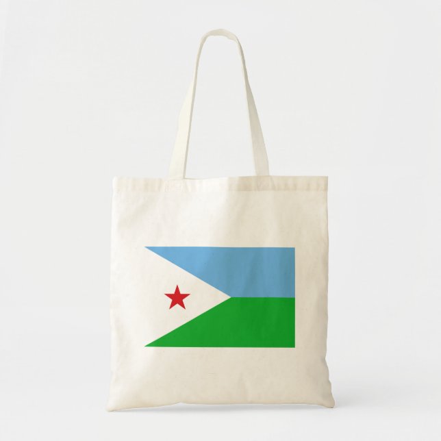 Bolsa Tote Bandeira do Djibuti (Frente)