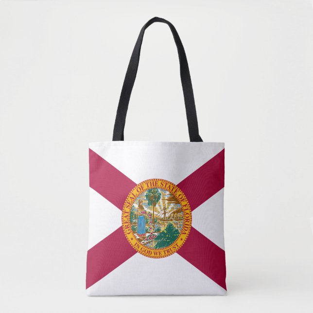 Bolsa Tote Bandeira do Estado da Flórida (Frente)