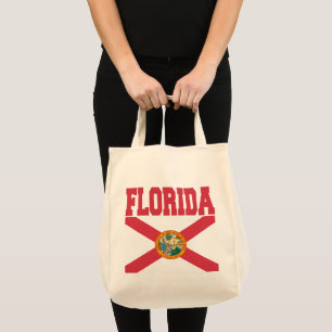Bolsa Tote Bandeira do Estado da Flórida Tote Bags
