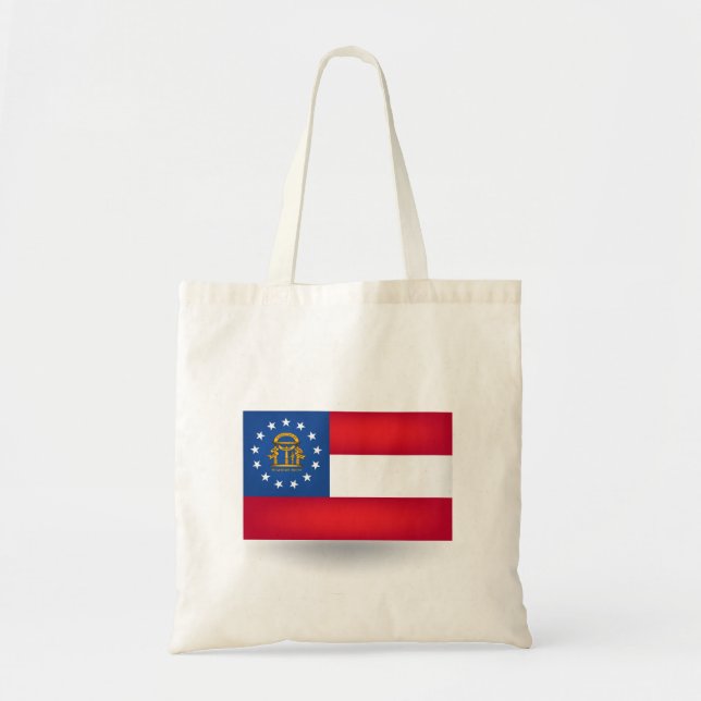 Bolsa Tote Bandeira do Estado da Geórgia (Frente)