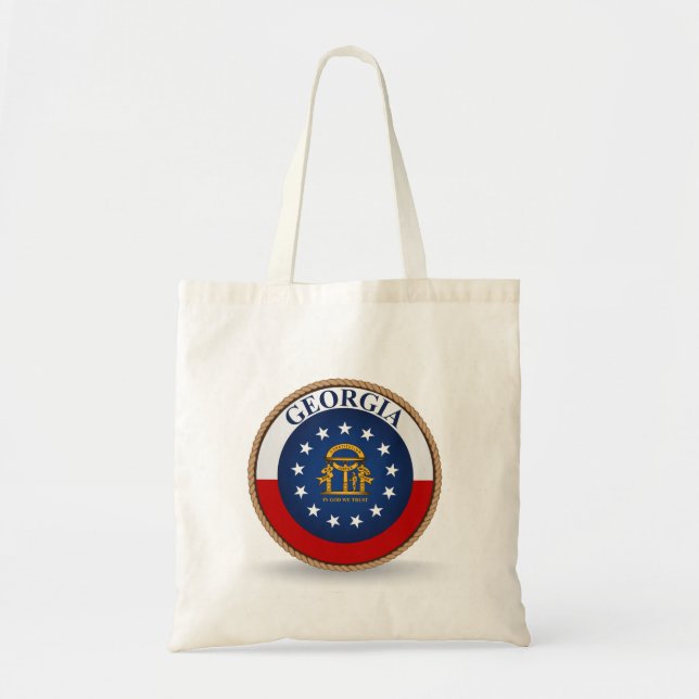 Bolsa Tote Bandeira do Estado da Geórgia (Frente)