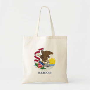 Bolsa Tote Bandeira do Estado de Illinois