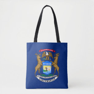 Bolsa Tote Bandeira do estado de Michigan
